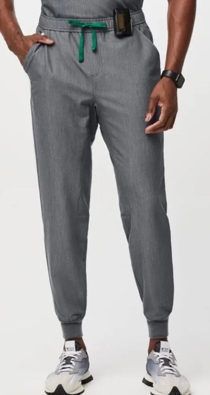 New Men's Figs Tansen Jogger Scrub Pant, Graphite Grey Size LR